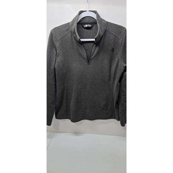 The North‎ Face women's fleece jacket black zip up size S - Picture 1 of 7